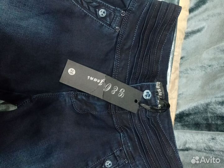 Джинсовые брюки женские