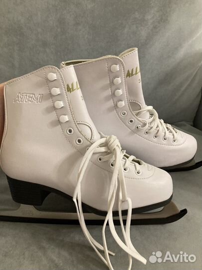 Коньки фигурные белые Atemi allure 35 размер