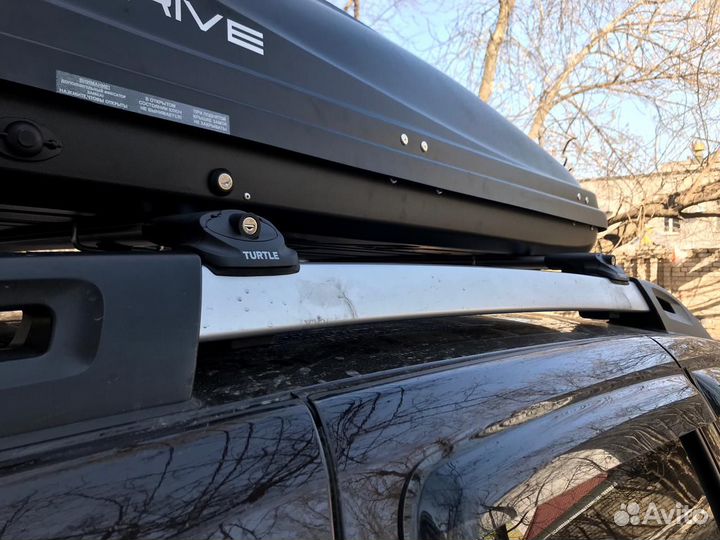 Багажник на крышу Рено Дастер бесшумный Turtle