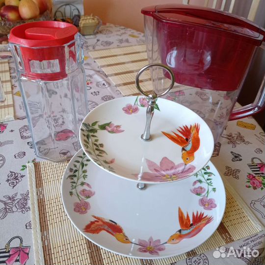 Фруктовница, конфетница, графин