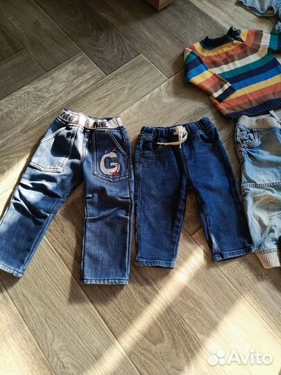 Детские вещи пакетом для мальчика 80 86
