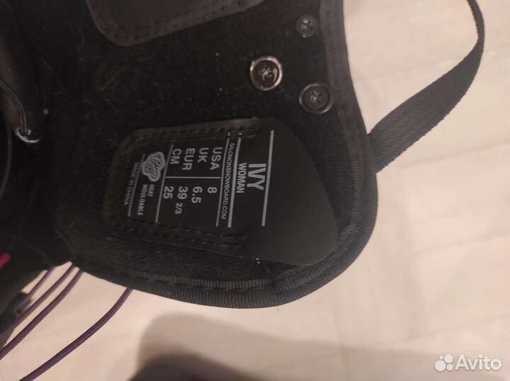 Сноубордические ботинки salomon ivy