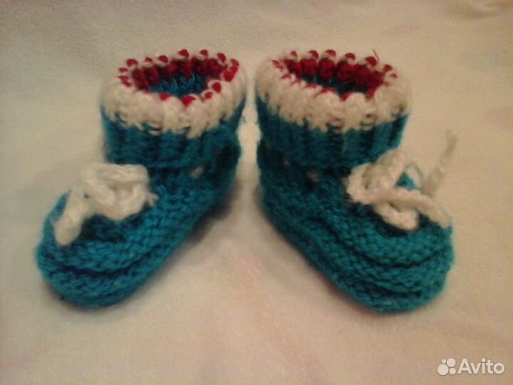 Пинетки вязанные