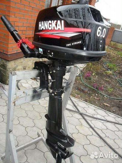 Лодочный мотор Hangkai 6 л. с. двухтактный новый