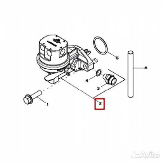 Насос подкачки топлива John Deere