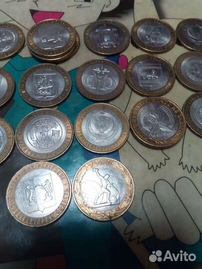 Юбилейные монеты 10 р
