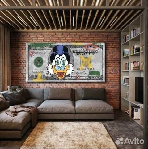 Денежная картина Скрудж