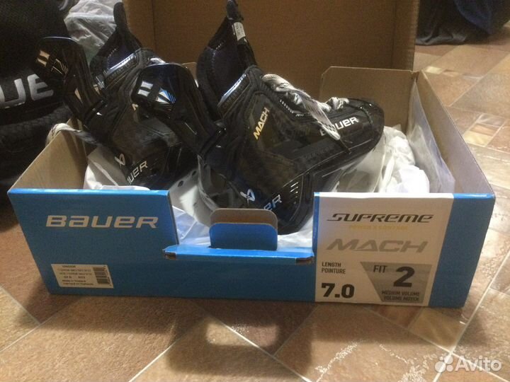 Коньки хоккейные Bauer Mach SR 7;Fit 2