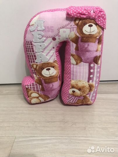 Подушка игрушка буква