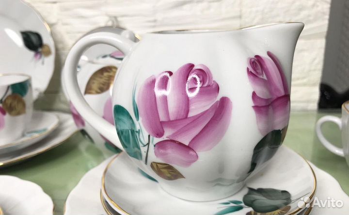 Кофейный сервиз лфз «Роза»