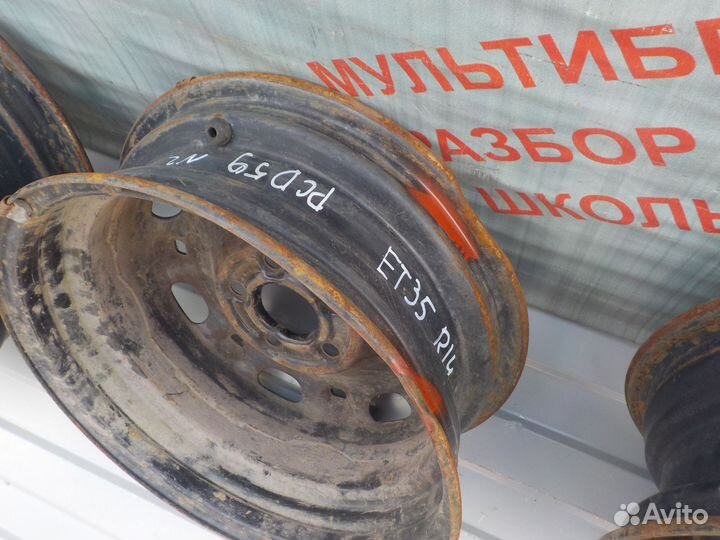 Диски штампованные штампы 5x100 R14 ет35