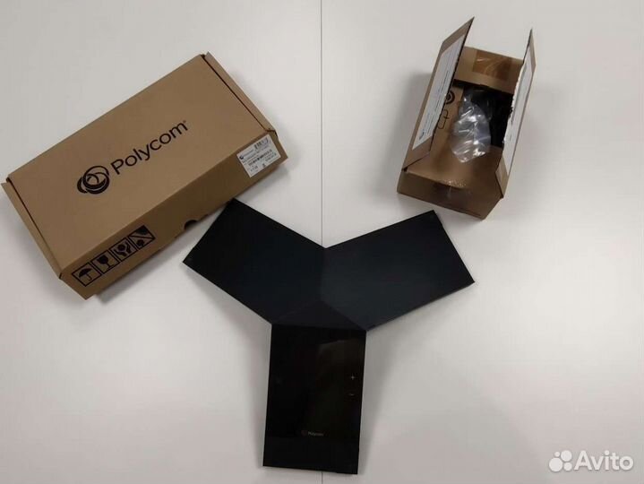 Polycom trio 8800 + блок питания PoE + микрофоны