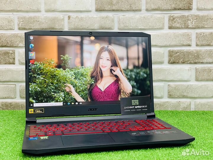 Acer nitro 5 15.6 IPS i7-11800H/RTX3050/Nvme512Gb