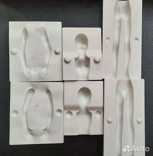 Пластиковый 3d молд девушка