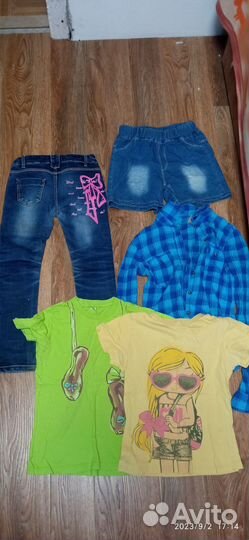 Вещи на девочку 9-10 лет, пакетом и по отдельности