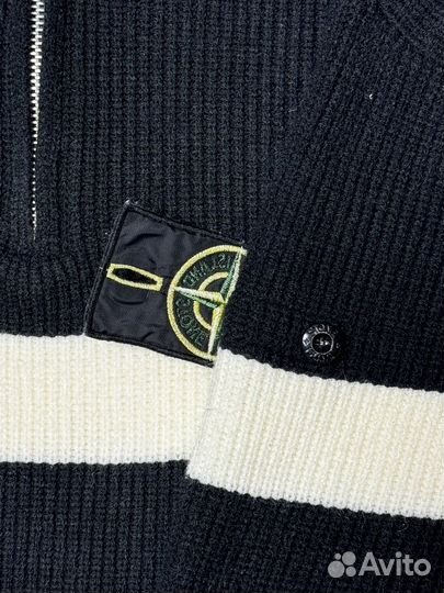 Stone island свитер 1/4 zip (оригинал Легит )