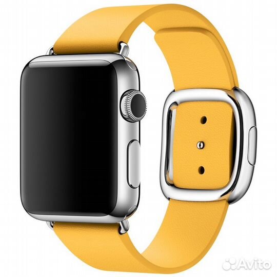 Ремешок, соврем. пряжка Apple Watch 42/49 желтый