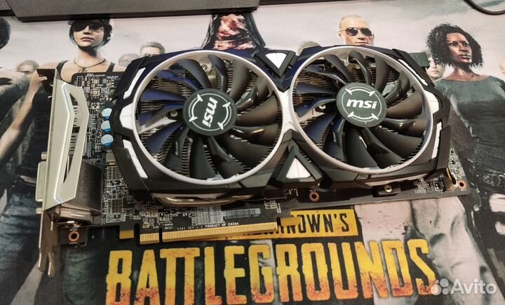 Видеокарта Radeon RX 580 MSI Armor OC 8Gb