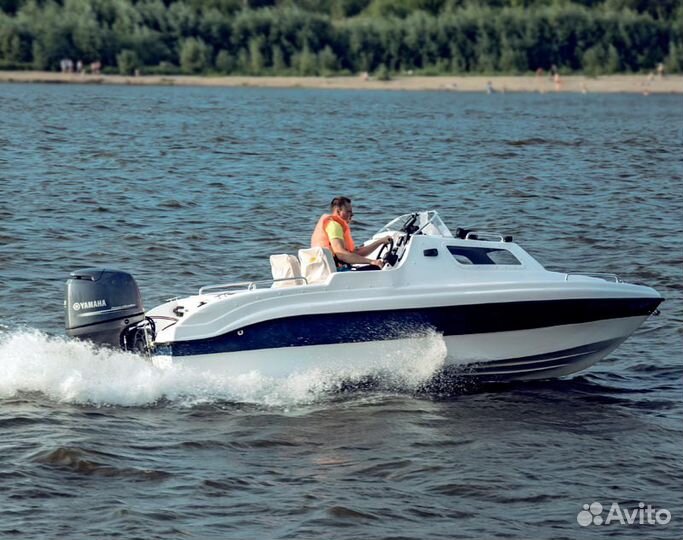 Новый катер с каютой Неман 500 от производителя