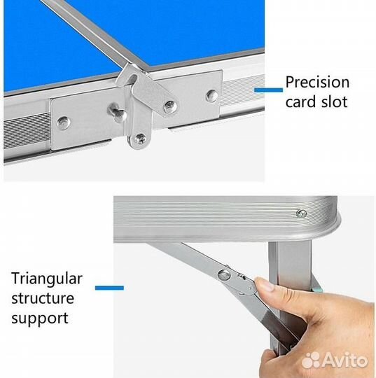 Стол раскладной Усиленный Mini PRO + 2 стула 