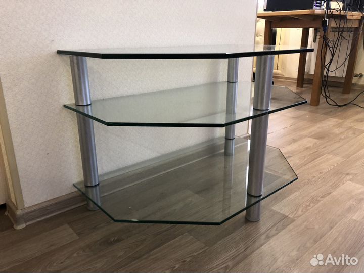 Стеклянная тумба, стеклянный стол