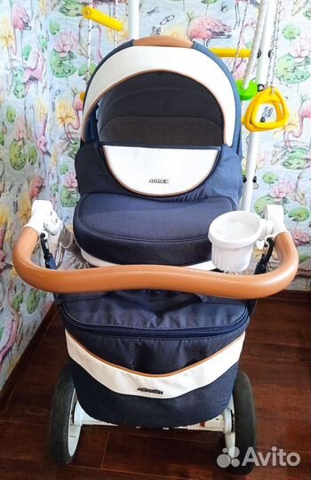 Коляска 2 в 1 Adamex Monte carbon