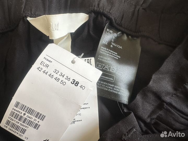 H&M новые летние брюки размер 38 EUR