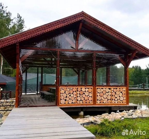 Мягкие окна своё производство