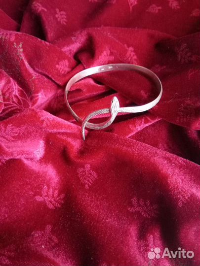 Эксклюзивный браслет серебряный 