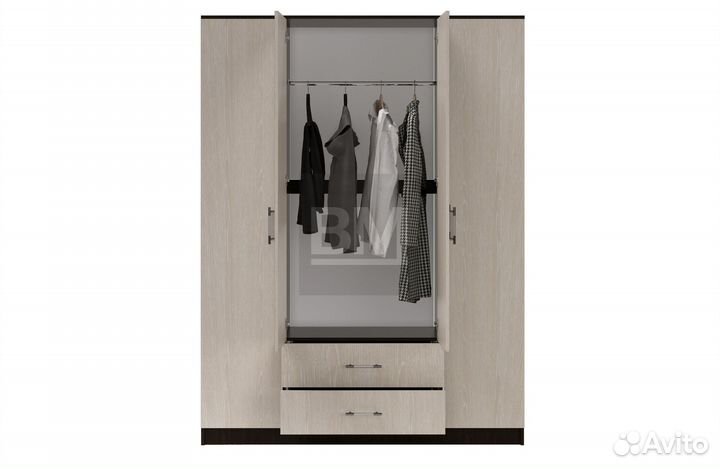 Шкаф распашной с зеркалами