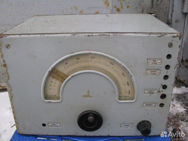 Звуковой генератор siemens 1937 год