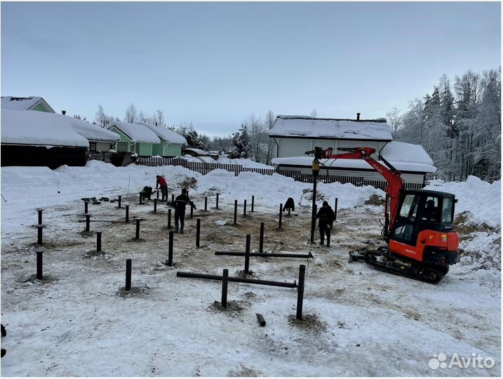 Винтовые сваи для строителей в Новинка