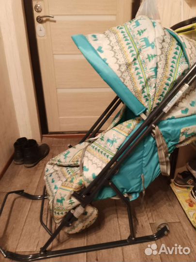 Коляска санки