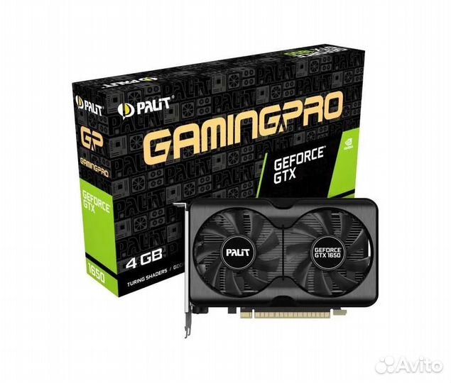 Видеокарта Palit GeForce GTX 1650 Gaming Pro, 4 гб