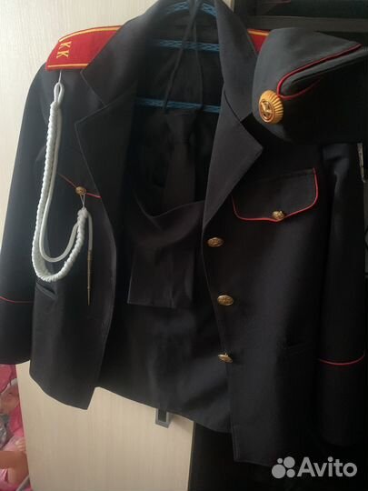 Кадетская порадная форма на девочку для 1 класса