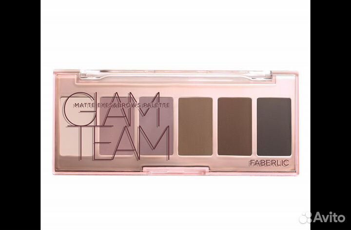 Палетка теней для век и бровей Nude On