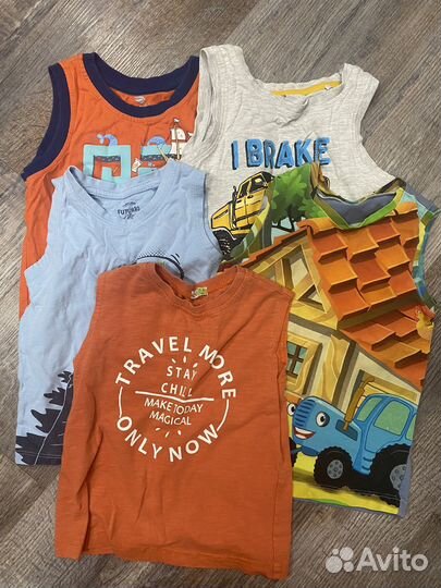 Детские вещи пакетом на мальчика 104-110