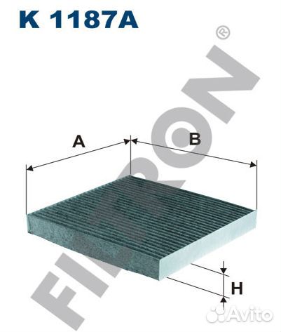 Фильтр салона honda accord 03/civic 06/CR-V 07- уг
