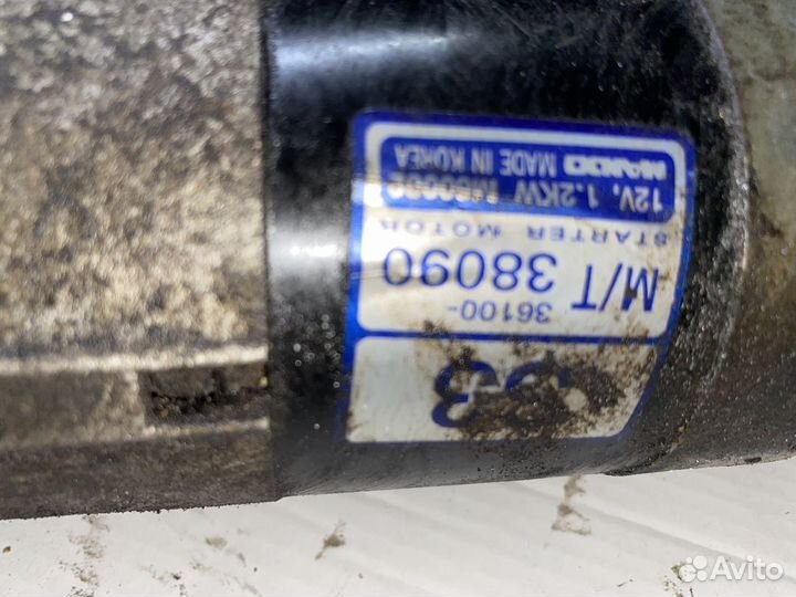 Стартер G4JP Hyundai Sonata 3610038090