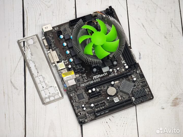 Материнская плата FM2+ ASRock + AMD A6-5400