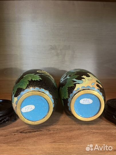 Ваза китайская клуазоне