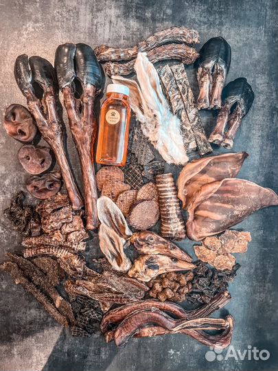 Сушеные лакомства и лососёвое масло