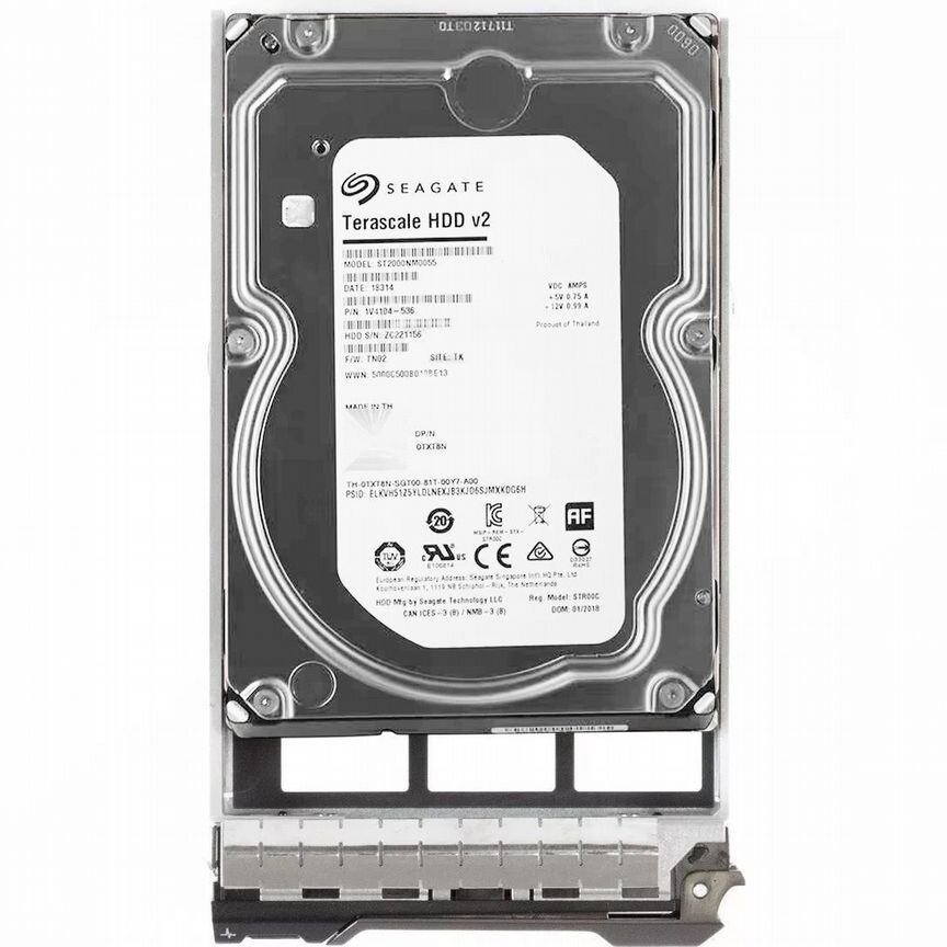 [TXT8N] Жесткий Диск Dell 2tb 7200 Sata3 3.5" Hdd Txt8n