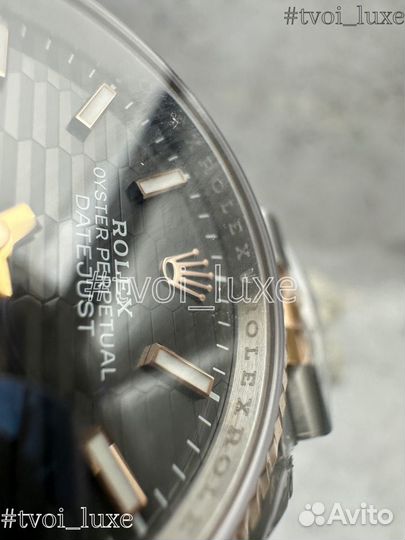 Часы rolex datejust 36mm grey dial