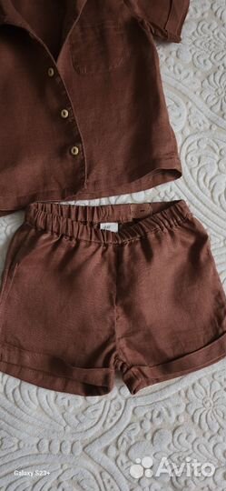 Льняной костюм hm р.80