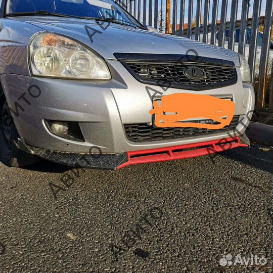 Сплиттер (юбка) лада Приора