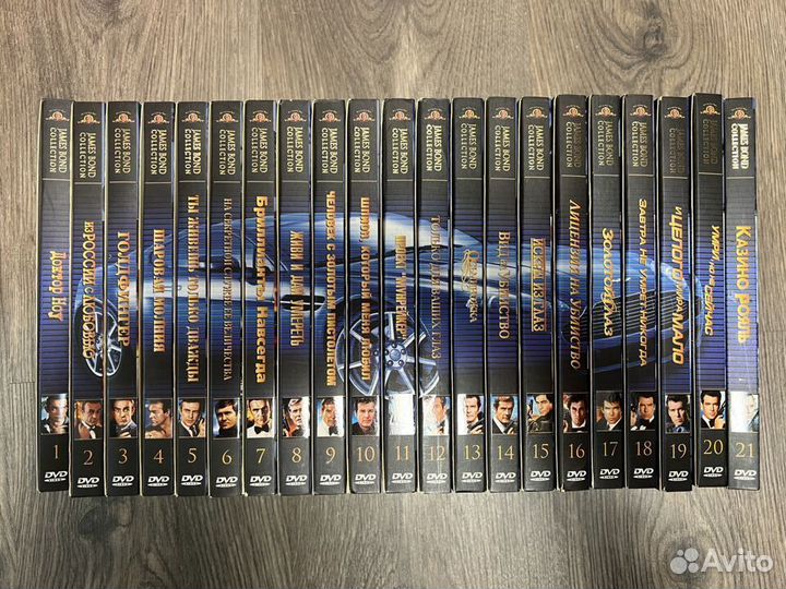 DVD James Bond/Джеймс Бонд 007 от Киномании 21x2