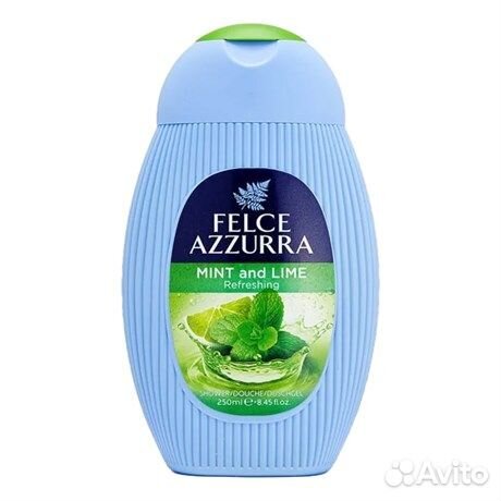 Гель для душа Felce Azzurra мята и лайм, 250мл ита