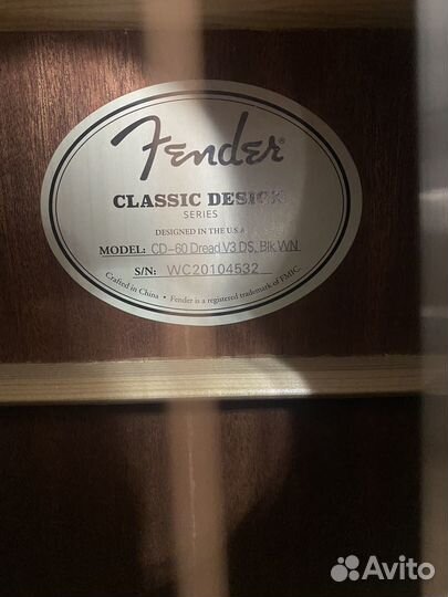 Fender cd60