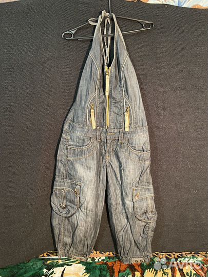 Джинсовый комбинезон женский